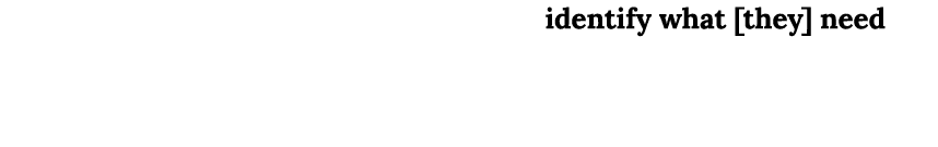 Do a focus group with that population to identify what [they] need, what brings [them] to a program, what would make ...